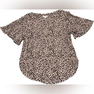 H&M Animal Print Blouse